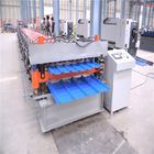 Electric Cutting Metal Double Layer Roofing Sheet Roll Forming Machine With CE