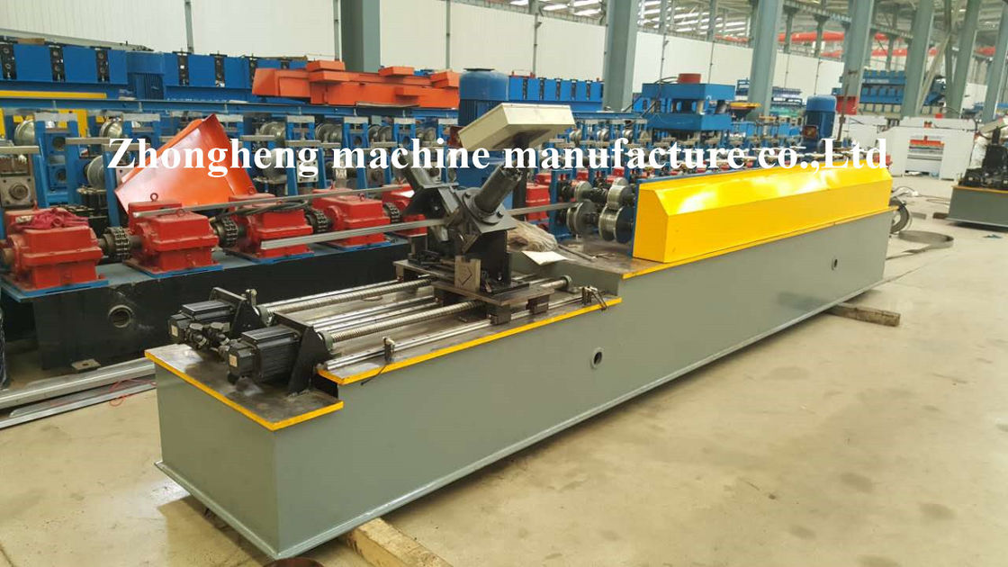 Double Section Stud And Track Roll Forming Machine With Packing Machine For Two Sections