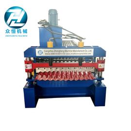 China Einfach lassen Sie, die gewölbte Rolle laufen, die Maschine/bildet, runzelte das Deckungs-Blatt, das Maschine herstellt usine