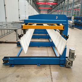 China Überdachen Sie Platten-Blatt-automatische Blatt-Stapler-Maschine/stapelnde Selbstmaschine für Stahlplatte usine
