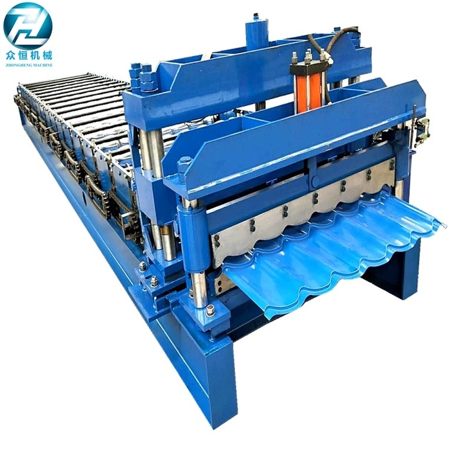 Dach-und Wand-glasig-glänzende Fliese, die Maschine PLC-Steuerung 5,5 Kilowatt-Motor bildet